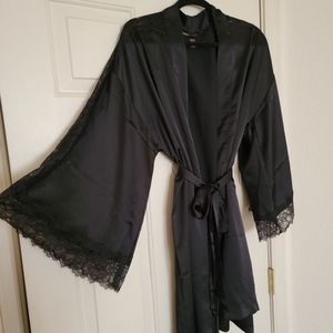 Victoria's Secret Satin and Lace Robe